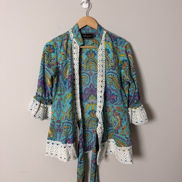 Almatrichi Tops - 2/$30 Almatrichi Paisley Ruffle Top 38